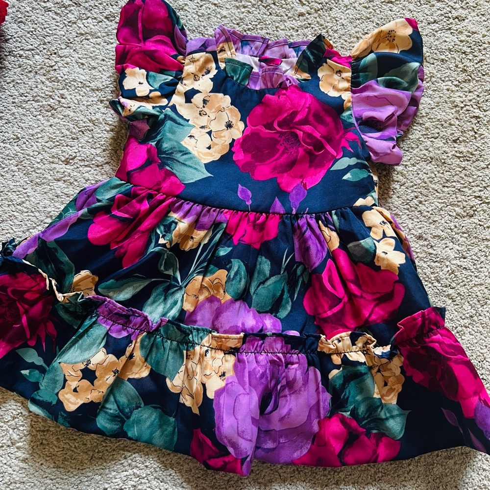 Janie and Jack Vibrant Floral Dress